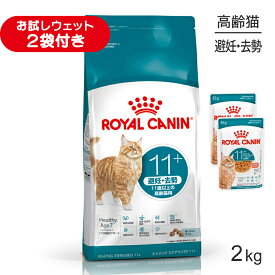 ロイヤルカナン FHN エイジング ステアライズド 11+ 避妊・去勢 高齢猫用 11歳以上 2kg (猫・キャット)[正規品]