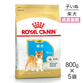 【マラソン中最大ポイント10倍※要エントリー】【800g×5袋】ロイヤルカナン 柴犬 子犬用 (犬・ドッグ) [正規品]