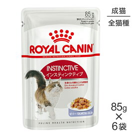 ■生活応援キャンペーン実施中■【メール便】【85g×6袋】ロイヤルカナン FHN-WET インスティンクティブ ゼリー 健康的な成猫用 生後12ヵ月齢以上 パウチ (猫・キャット)[正規品]