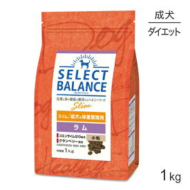 【最大400円オフクーポン■要事前取得】セレクトバランス スリム ラム 小粒 成犬の体重管理用 1kg (犬・ドッグ)[正規品]
