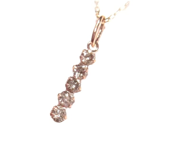楽天市場】【予約/在庫】【チャーム&トップ】揺れる縦長計5石 計0.15ct 