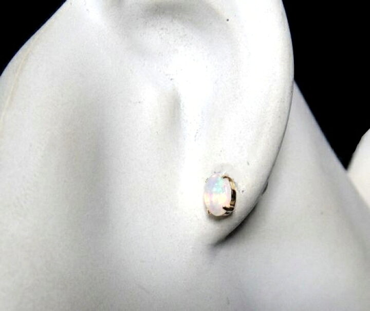 楽天市場】プレシャスオパール 浮かぶ色合いオーバルK18計0.80ct 
