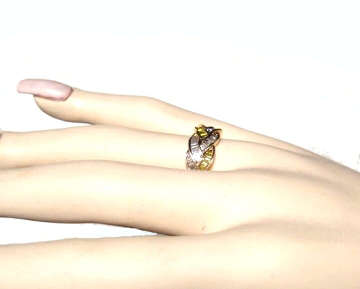 楽天市場】【鑑別カード付き】二つ編み風 バケット K18YG 計0.72ct 