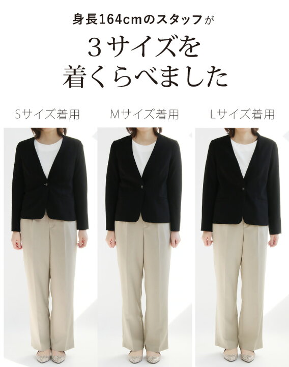 楽天市場】ノーカラージャケット ジャケット レディース ノーカラー 