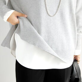 ブラウス レディース トップス シンプル きれいめ シフォン シフォンブラウス tブラウス 重ね着 インナー 大人 通勤 仕事 プルオーバー スーツインナー 40代 50代 ママ 母 体型カバー 細見え 着痩せ 長袖 S M L 9号 11号 13号 白 フォーマル セレモニー 七五三 レイヤード