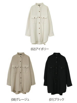 楽天市場 ジャケット レディース 春 冬 アウター スタンドカラー コート 薄手 大きいサイズ Cpo Cpoジャケット シャツ ブルゾン シャツ ジャケット ビッグシルエット おうち時間 体系カバー 大人 かっこいい おしゃれ 羽織り カジュアル 30代 40代 50代 ゆったり 大きめ