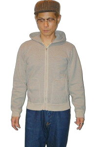 DELUXEWARE (�f���b�N�X�E�G�A)�@�t���W�b�v�E�X�E�F�b�g�p�[�J�[�@SPZ-00 FULLZIP PARKA PLAIN�@�ۃO���[�x�[�W��