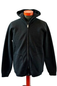 DELUXEWARE (�f���b�N�X�E�G�A)�@�t���W�b�v�E�X�E�F�b�g�p�[�J�[�@SPZ-00�@FULLZIP PARKA PLAIN�@�R�A�u���b�N