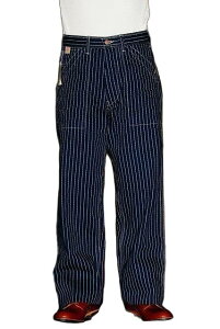 SUGAR CANE�i�V���K�[�P�[���jWABASH STRIPE WORK PANTS/�E�H�o�b�V���X�g���C�v�@���[�N�p���c�@SC40786 ���m�G���^�[�v���C�Y �ySUGARCANE �V���K�[�E�P�[�� �V���K�|�P�|���z