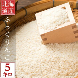 令和5年産　北海道産冷めても美味しいお米　ふっくりんこ5kg　送料無料