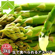 アスパラガス 生で食べられる 北海道富良野産 グリーンアスパラ 訳あり 3kg 送料無料 朝採れ 新鮮 甘い …