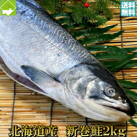 鮭 さけ 北海道産 新巻鮭 1本まるごと 2kg以上 送料無料 別途送料が発生する地域あり