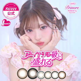 【20%OFFクーポン】【公式】カラコン 1ヶ月 マンスリー 度あり 度なし 1箱2枚 プリモア MINAMI みなみ 送料無料 当日発送 15mm bc 8.6 8.7 低含水 UVカット フチあり カラーコンタクト *CS0035*