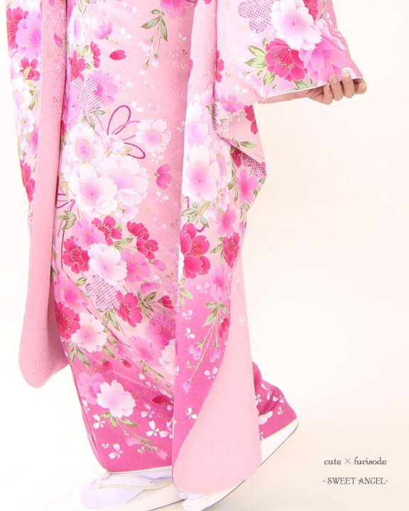 振袖 Sweet Angel 身丈173cm 撥水加工済 HKT291 成人式振袖カタログ(KN 
