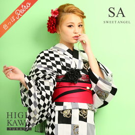 楽天市場 浴衣 レディース 白黒の通販