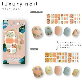 貼るだけ カラーチェンジ ネイル 『 Luxury nail フット用 Kakera ジェルネイルシール ネイリストコラボ 』 簡単 硬化不要 ツヤ リアルジェル BBM JAPAN 正規品 足指用