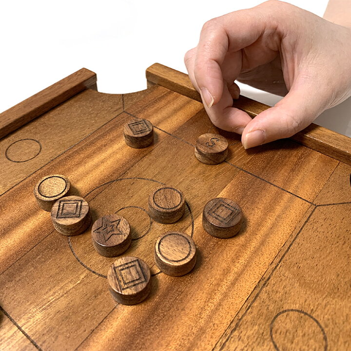 楽天市場】【送料無料】木製 キャロム ミニ Carrom mini 木製品 革製品 
