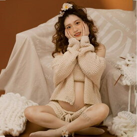 マタニティ フォト 衣装 おしゃれ 妊婦 妊婦 写真 スタジオ アート ニット フリーサイズ セット かわいい シンプル 撮影 フォト