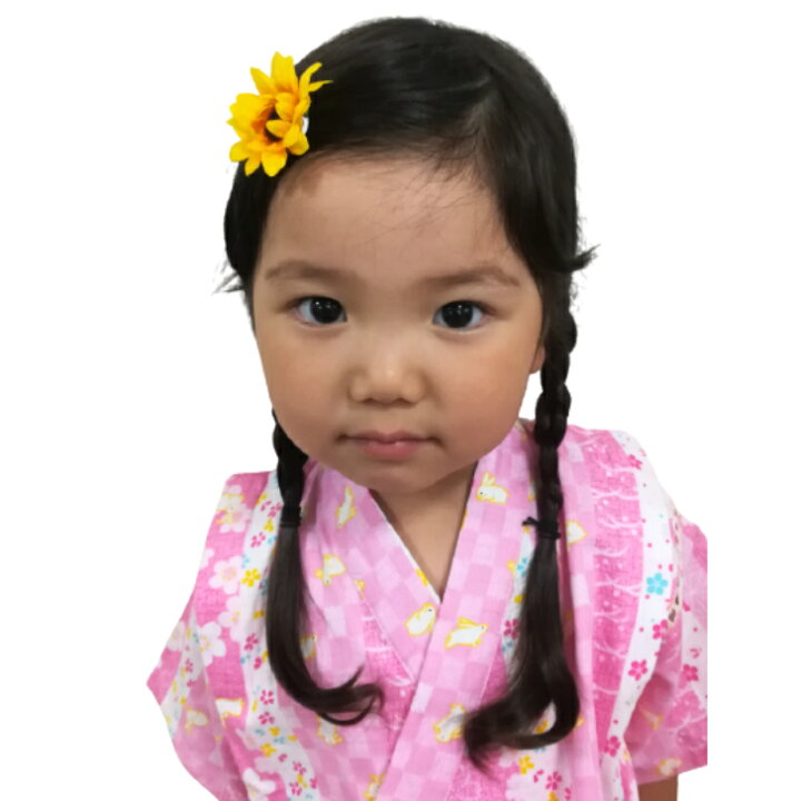 楽天市場】ミニ mini ひまわり パッチンどめ (1コ) | 向日葵 ヘアピン 