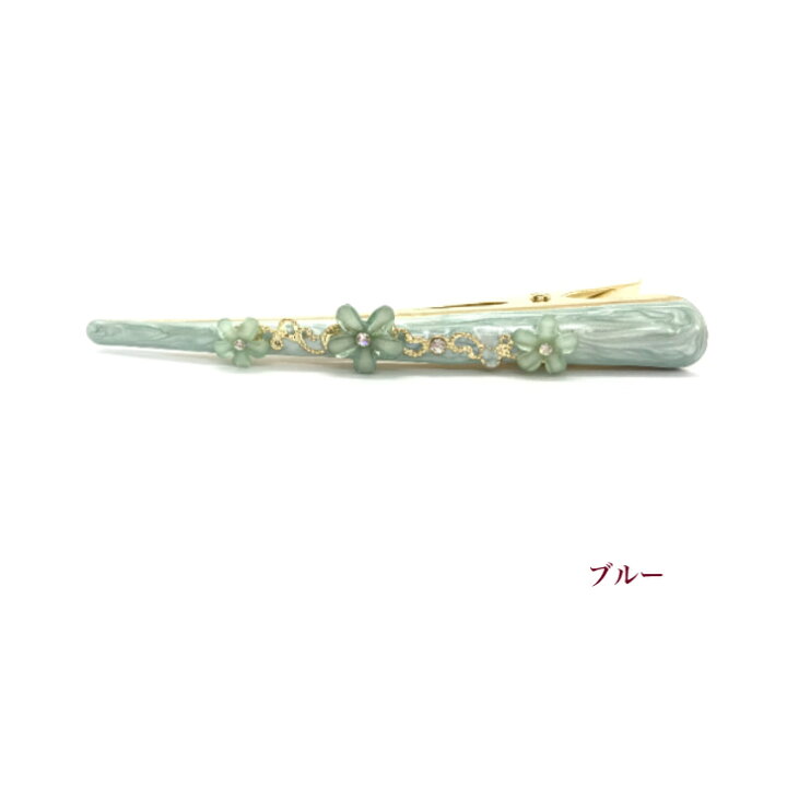 楽天市場】フラワーモチーフ カラー くちばし ヘアクリップ 13cm (1コ 