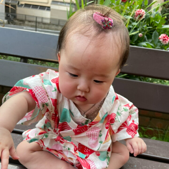 楽天市場 ベビー 赤ちゃん 和柄 桜 パッチンどめ ヘアピン 2コ Baby ピンク パープル 紫 レッド 赤 パッチンピン ヘアクリップ ヘアアクセサリー 髪飾り 髪留め あかちゃん おしゃれ お出かけ お誕生日 1才 0才 新生児 Bhcm 全品 送料無料 実施中 スウィートキス