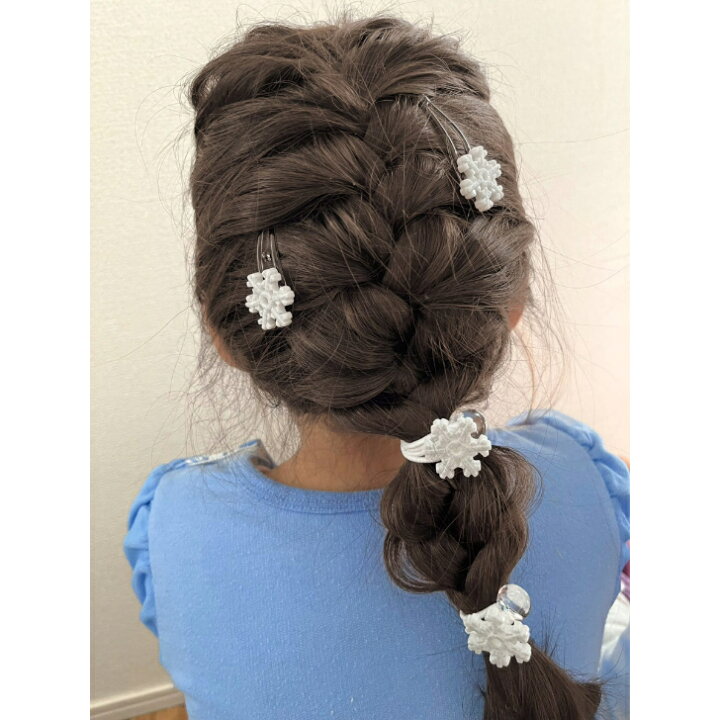 楽天市場】【 ヘアクリップ キッズ 】雪の結晶 パッチンどめ ヘア 