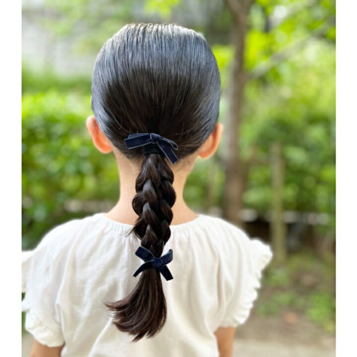 楽天市場】ベロア ミニ リボン ヘアゴム (2コ) | 秋 冬 プチプライス 
