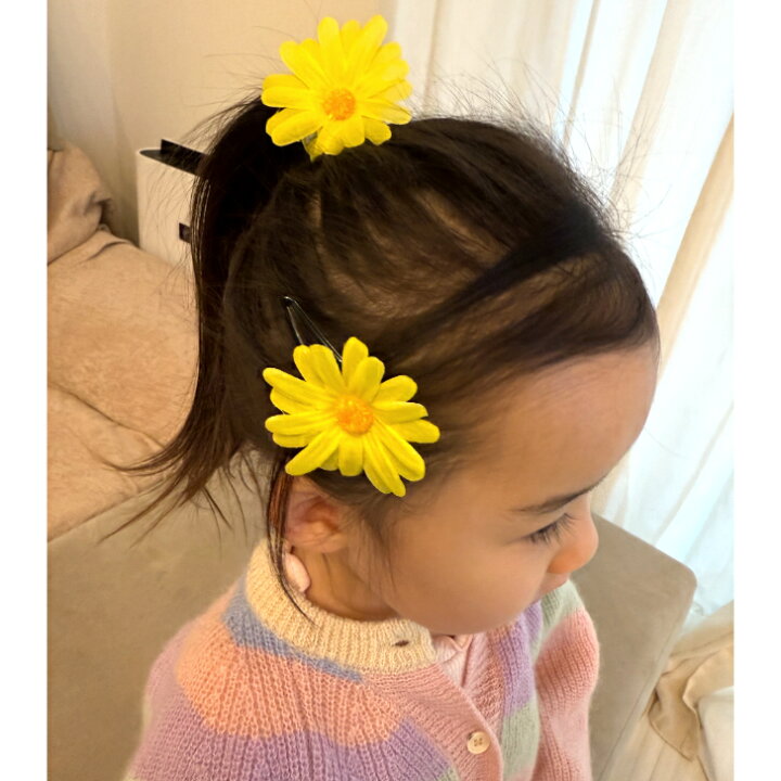 楽天市場】【 ヘアゴム キッズ 】マーガレット ヘアゴム (1コ) キッズ 