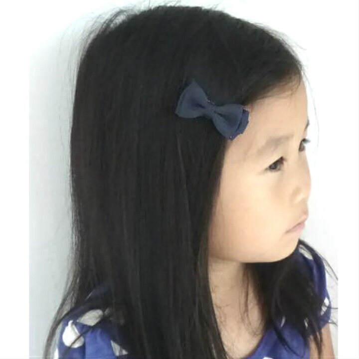 楽天市場】【 ヘアクリップ キッズ 】グログラン 二重 リボン ヘア  
