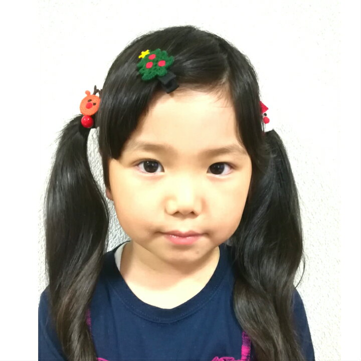 楽天市場】【 ベビー ヘアクリップ 】ニット クリスマス モチーフ 3.5 
