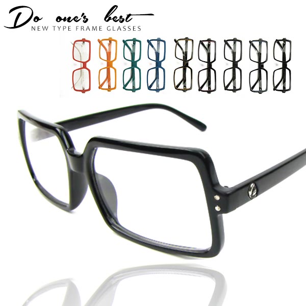 黒縁 メガネ スクエア - 眼鏡(めがね)の人気商品・通販・価格比較 
