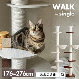 ＼最大5千円OFFクーポン／キャットタワー WALK ウォーク−TREE ツリー ONEKOSAMA 木登りタワー 木製 キャットタワー 木のぼり 極太ポール かわいい スリム 突っ張り 据え置き 省スペース コンパクト 爪とぎ つめとぎ 猫タワー ネコタワー おねこさま
