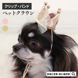 ＼1500円OFFクーポン／ ペットクラウン OINUSAMA ONEKOSAMA【ブランド公式】 ペット 犬 猫 アクセサリー 王冠 ティアラ クラウン プリンセス 帽子 ペットアクセサリー 紐 クリップ バースデー 誕生日 記念日 ドッグ キャット おしゃれ かわいい ゴールド ピンク