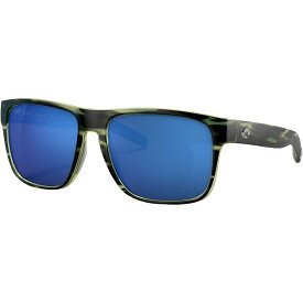 (取寄) コスタ スピアロ Xl 580G ポーラライズド サングラス Costa Spearo XL 580G Polarized Sunglasses Reef/580G Glass/Gray/Blue Mirror