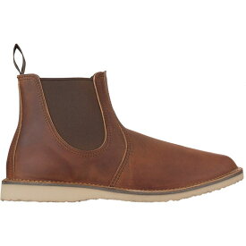 (取寄) レッドウィング メンズ ウィークエンダー チェルシー ブーツ - メンズ Red Wing Heritage men Weekender Chelsea Boots - Men's Copper Rough & Tough Leather