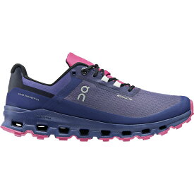 (取寄) オンランニング レディース クラウドビスタ ウォータープルーフ トレイル ランニング シューズ On Running women Cloudvista Waterproof Trail Running Shoe - Women's Flint/Acai