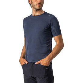 (取寄) カステリ メンズ テック 2 T-シャツ - メンズ Castelli men Tech 2 T-Shirt - Men's Savile Blue