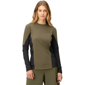 (取寄) ノローナ レディース センジャ イコライザー ライトウェイト ロング-スローブ トップ - ウィメンズ Norrona women Senja Equaliser Lightweight Long-Sleeve Top - Women's Olive Night