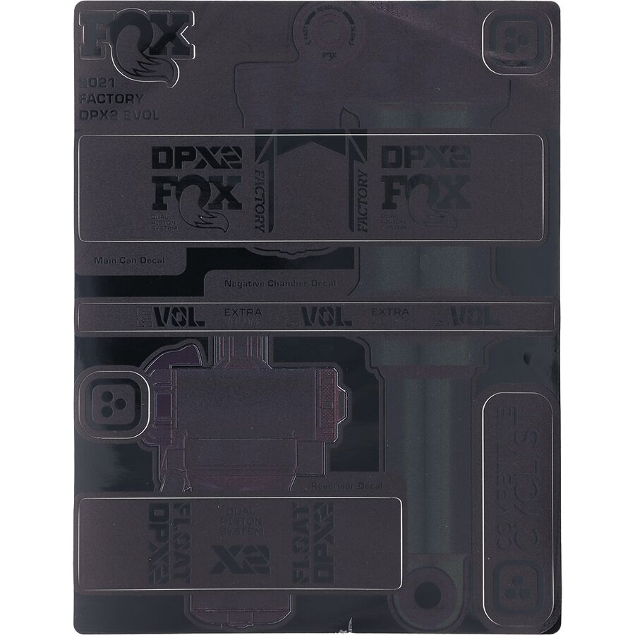 (取寄) スティクルド フォックス DPX2 デカール キット Stikrd Fox DPX2 Decal Kit Real Stealth