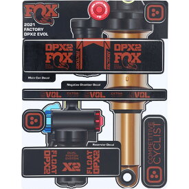 (取寄) スティクルド フォックス DPX2 デカール キット Stikrd Fox DPX2 Decal Kit Yeti Brick