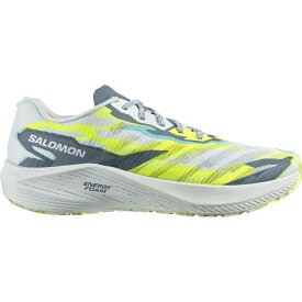 (取寄) サロモン メンズ エアロ ボルト ランニング シューズ - メンズ Salomon men Aero Volt Running Shoe - Men's White China Blue Safety Yellow