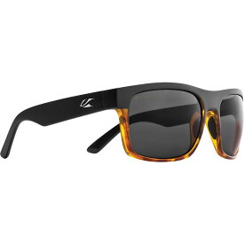(取寄) ケーノン バーネット Xl ウルトラ ポーラライズド サングラス Kaenon Burnet XL Ultra Polarized Sunglasses Matte Black Tortoise/Ultra Grey 12