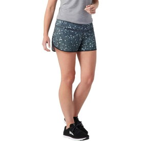 (取寄) スマートウール レディース メリノ スポーツ ライン ショート - ウィメンズ Smartwool women Merino Sport Lined Short - Women's Black Composite Print