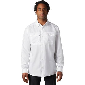 (取寄) マウンテンハードウェア メンズ キャニオン ロング-スローブ シャツ - メンズ Mountain Hardwear men Canyon Long-Sleeve Shirt - Men's White