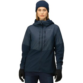 (取寄) ノローナ レディース リンゲン インサレーテッド ジップ フーデット ジャケット - ウィメンズ Norrona women Lyngen Aero80 Insulated Zip Hooded Jacket - Women's Indigo Night