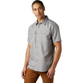 (取寄) マウンテンハードウェア メンズ キャニオン ショートスリーブ シャツ - メンズ Mountain Hardwear men Canyon Short-Sleeve Shirt - Men's Manta Grey
