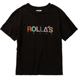 (取寄) ローラス レディース キャンディ ロゴ トムボーイ T-シャツ - ウィメンズ Rolla's women Candy Logo Tomboy T-Shirt - Women's Vintage Black