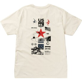 (取寄) ワン チーム ポディアム T-シャツ US Ski and Snowboard One Team Podium T-Shirt Vintage White