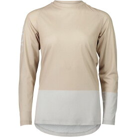 (取寄) POC レディース MTB ピュア ロング-スローブ ジャージ - ウィメンズ POC women MTB Pure Long-Sleeve Jersey - Women's Lt Sandstone Beige/Granite Grey