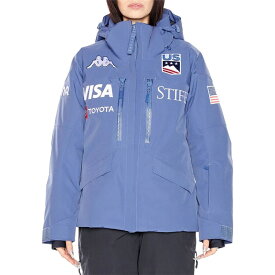 (取寄) レディース アス ジャケット - ウィメンズ Kappa USA women 6Cento 604T US Jacket - Women's Blue Fiord